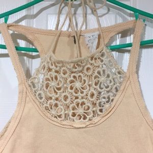 🐹Free People Tie Neck Top
